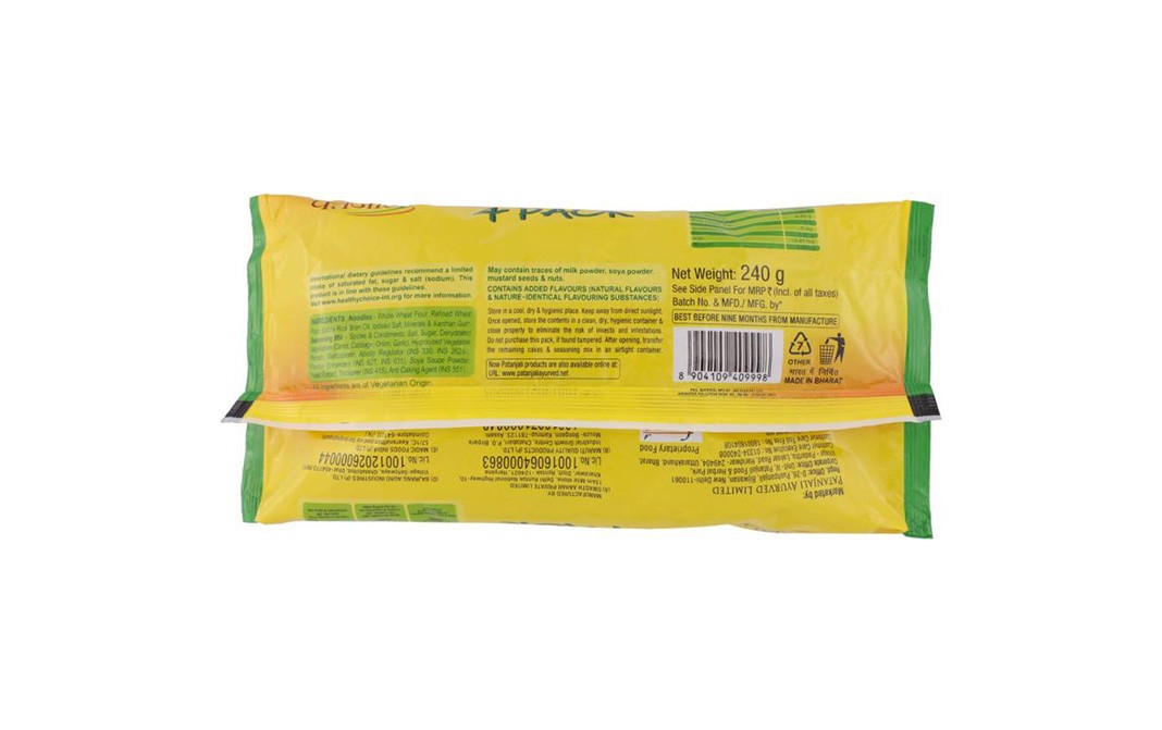 Patanjali Atta Noodles Classic   Pack  240 grams